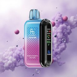Fumot Tornado 20000 Puffs Blueberry Raspberry Hard Candy with Dual Mesh Coil and 850mAh Battery