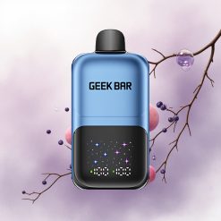 GEEK BAR 2GO 20ml 50000 Puffs Peach & Berries Interactive Screen Dual Tank Nicotine Salt